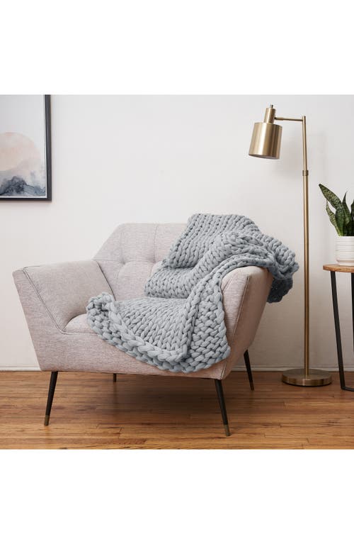 Bearaby Tree Napper Weighted Knit Blanket In Pebble Grey