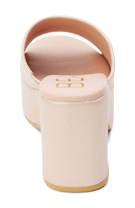 Shop Coconuts By Matisse Terry Platform Sandal In Natural Frost Metallic