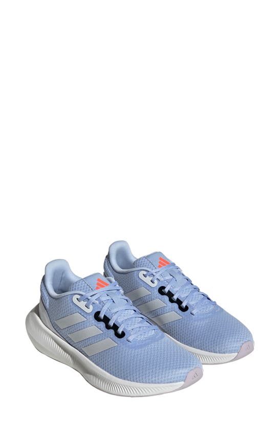 Adidas Runfalcon 3.0 Running Shoe In Blue/ Met./ Silver | ModeSens