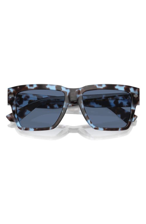 Shop Dolce & Gabbana Dolce&gabbana 55mm Square Sunglasses In Havana Blue