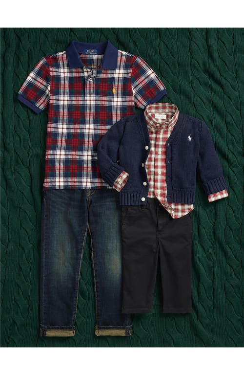 Shop Ralph Lauren <br />plaid Button-up Shirt & Pants Set (baby)<br /><br /> In Red/white Multi