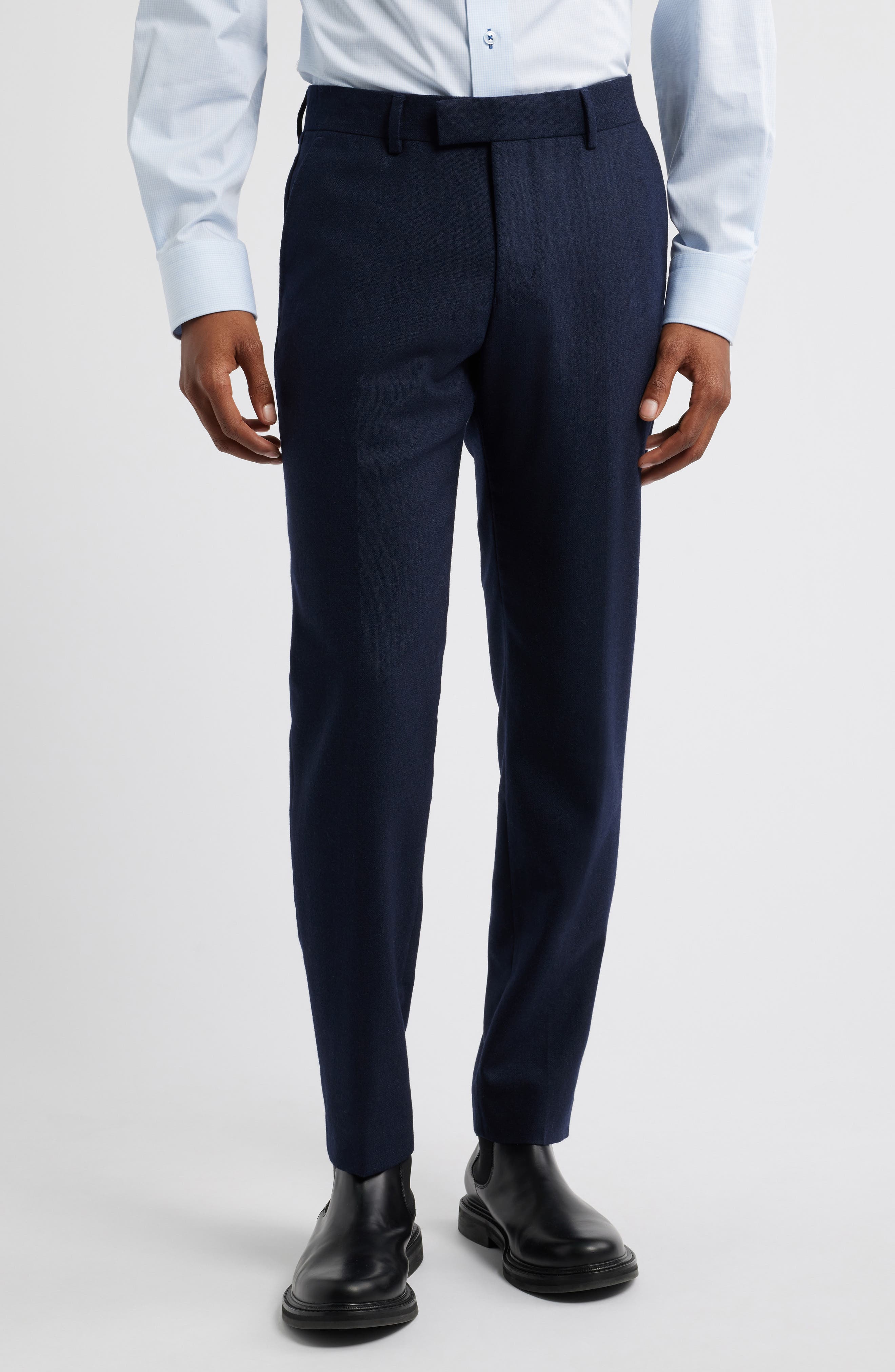 Tiger of Sweden Tenuta Wool Blend Pants in Sea 