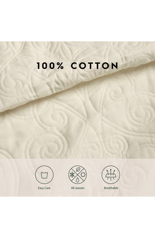 Laura Ashley Felicity Quilt & Sham Set In Ivory
