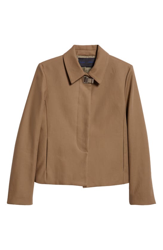 Shop Proenza Schouler Lana Organic Cotton Twill Jacket In Drab