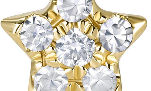 Ron Hami Diamond Star Stud Earrings In 14k Yellow Gold