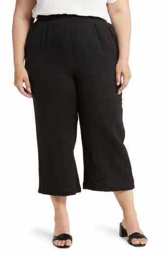 MAX STUDIO Crop Wide Leg Pants