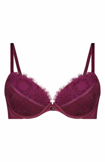 Buy Hunkemoller Violet Non-Padded Underwired Bra, Black Color Women