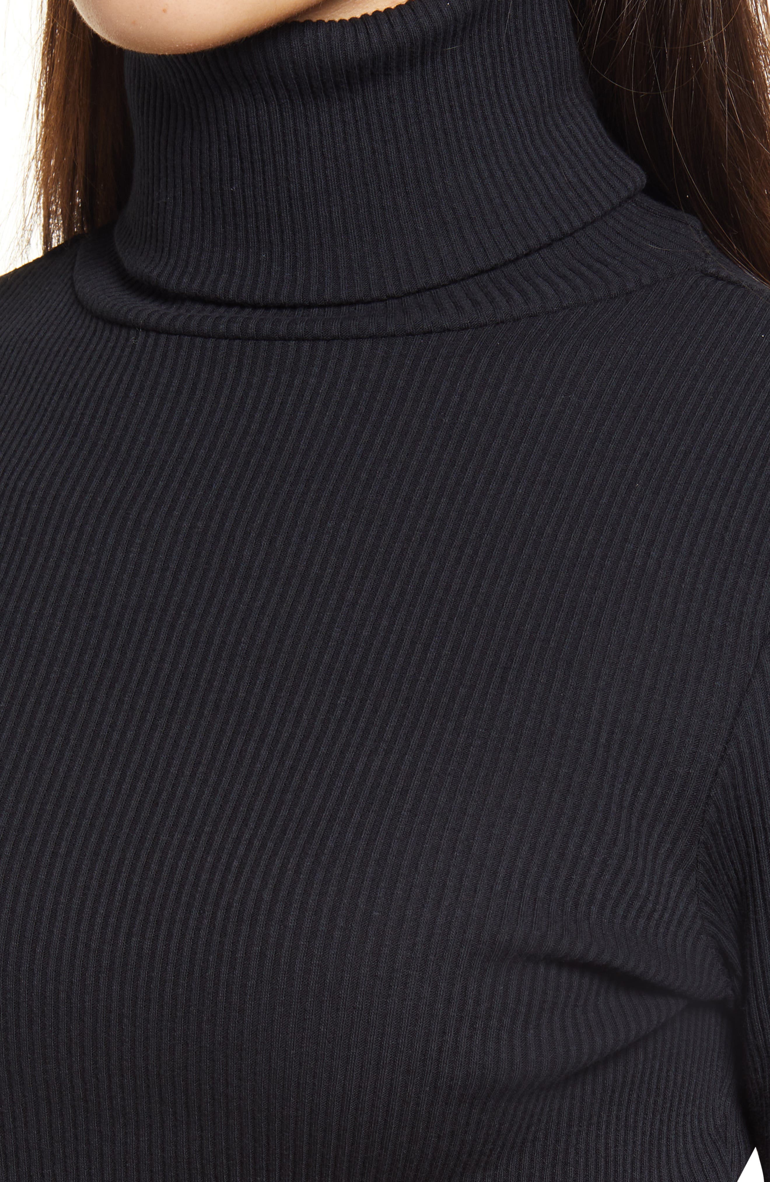 Topshop Ribbed Stretch Cotton 