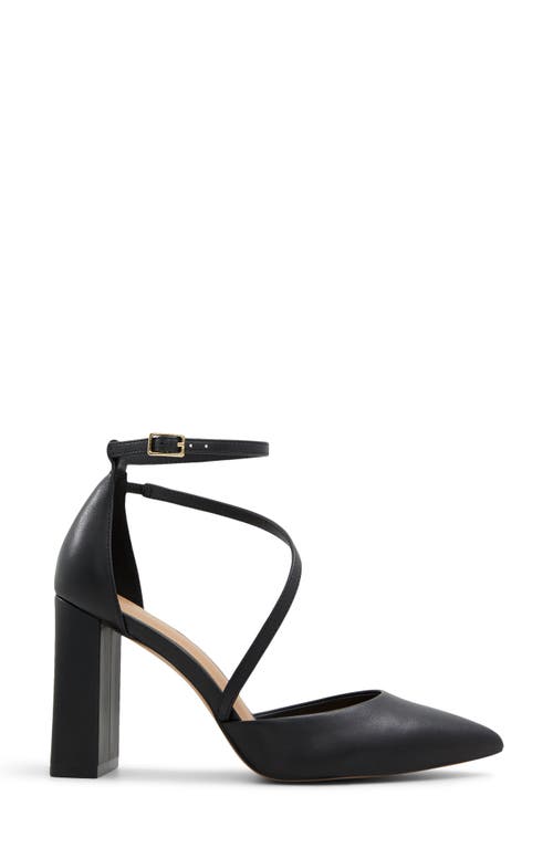 ALDO ALDO MILLEY ANKLE STRAP POINTED TOE PUMP