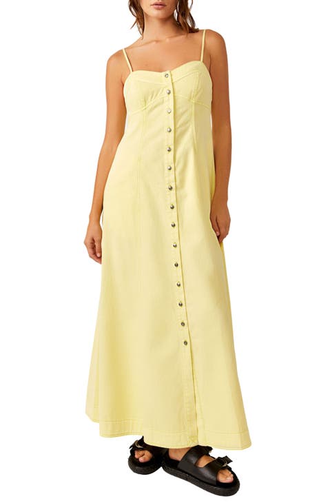 Tory Burch Floral-print Cotton-voile Maxi Dress - Yellow - ShopStyle