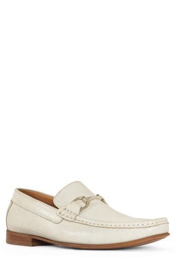 Donald Pliner Dannie Bit Loafer In Off White