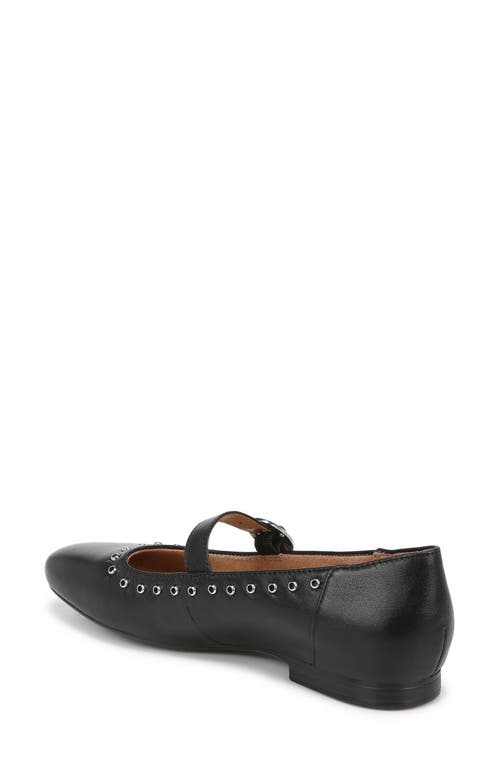 Naturalizer Kelly 5 Mary Jane Flats In Black Leather