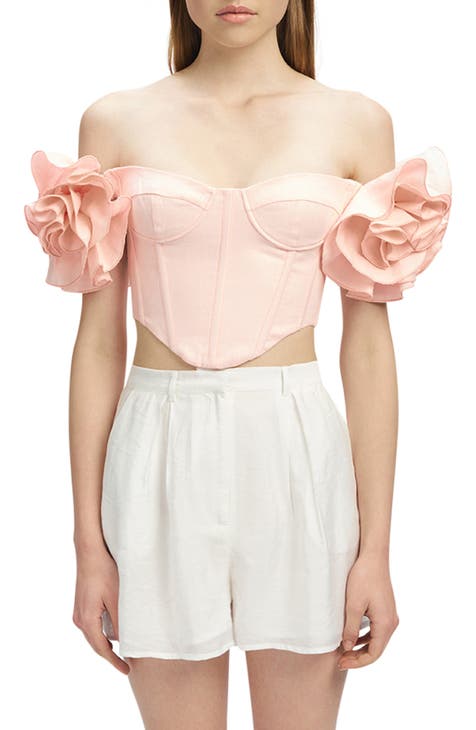 Women's Pink Off the Shoulder Tops | Nordstrom