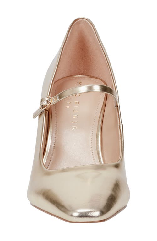 Marc Fisher Ltd Vanderly Mary Jane Pump In Gold