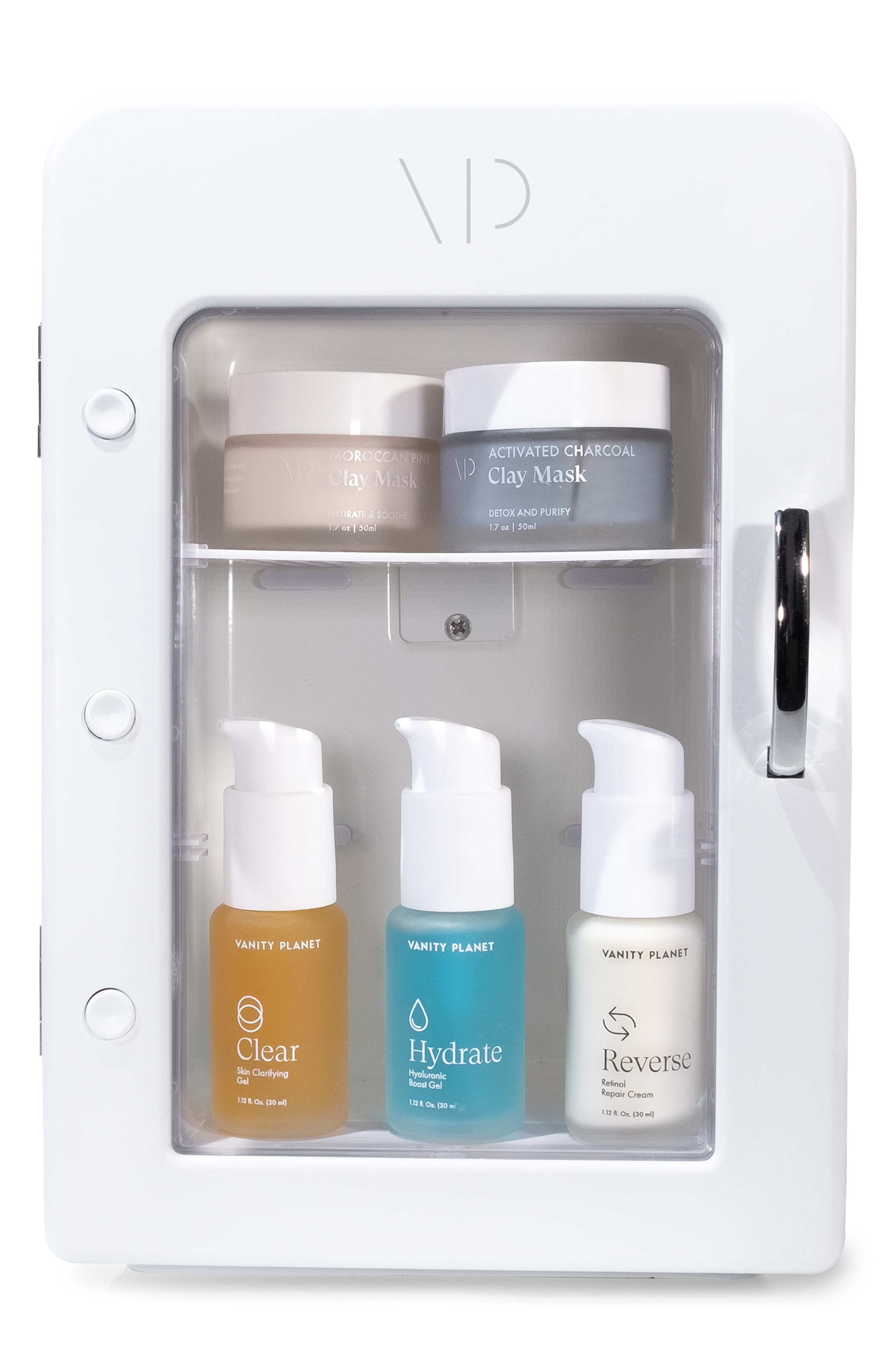 vintage skincare fridge