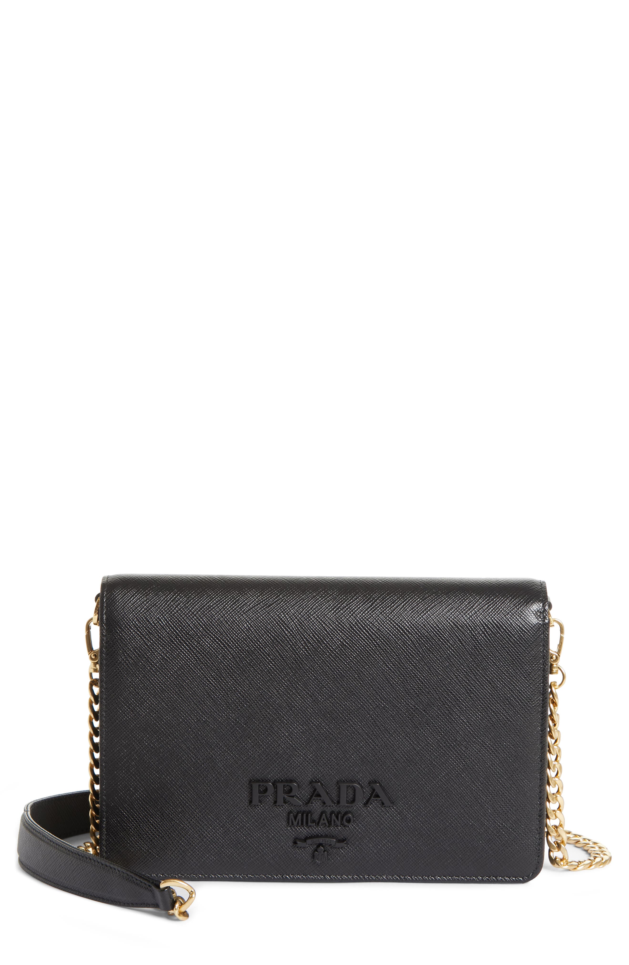 Prada Small Monochrome Crossbody Bag Nordstrom