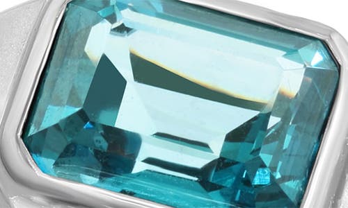 Effy London Blue Topaz Signet Ring In Blue
