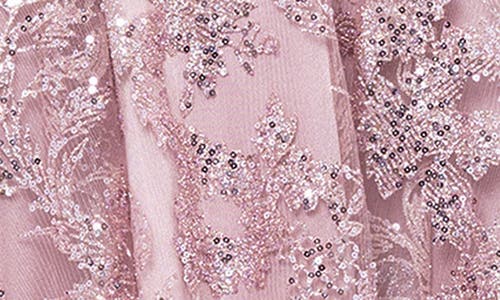 Blondie Nites Sequin Minidress In Rose