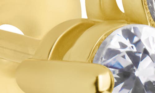 Sterling Forever Cz Cluster 2-pack Stud Earrings In Gold
