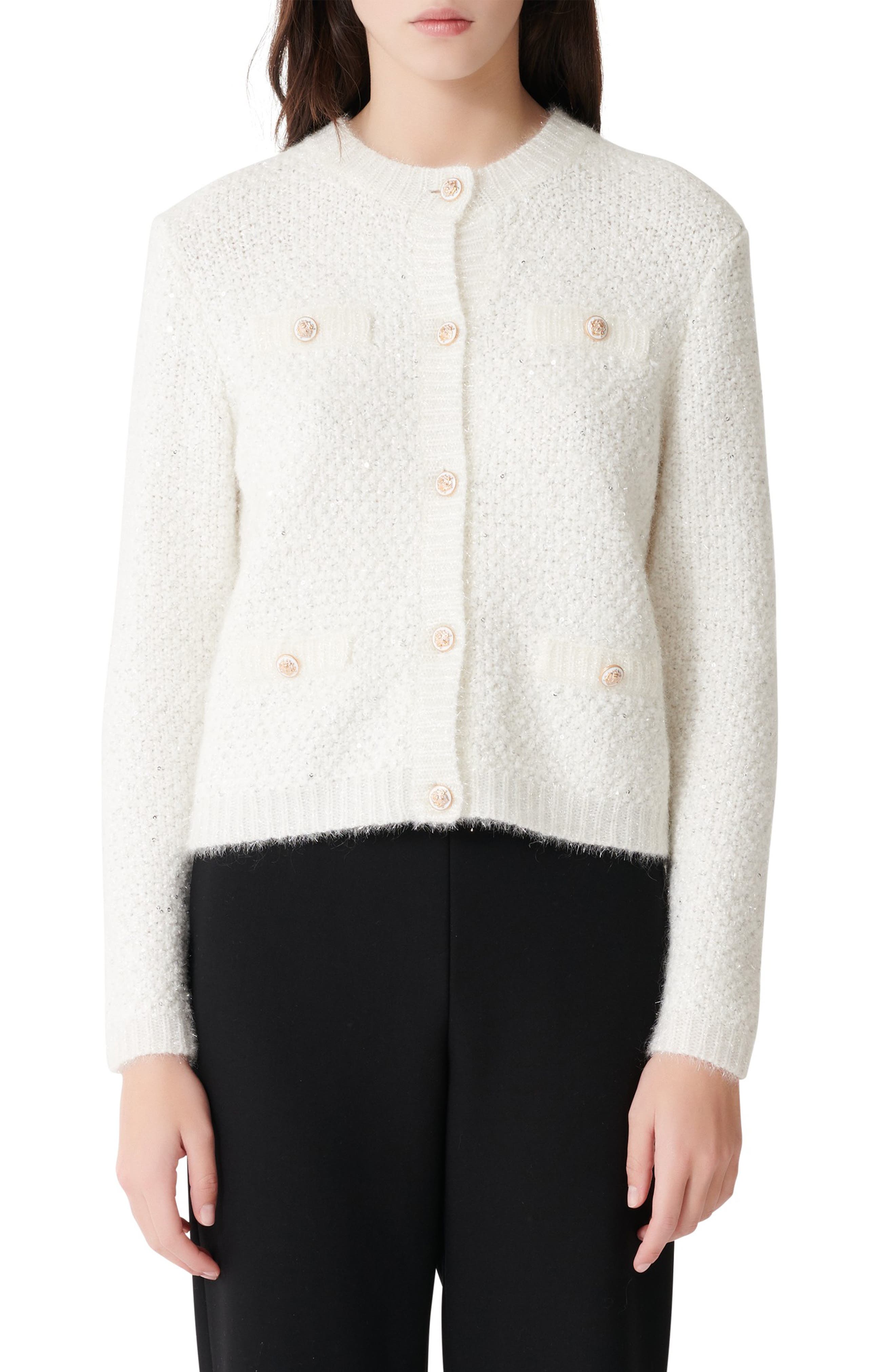 giraffe print cardigan