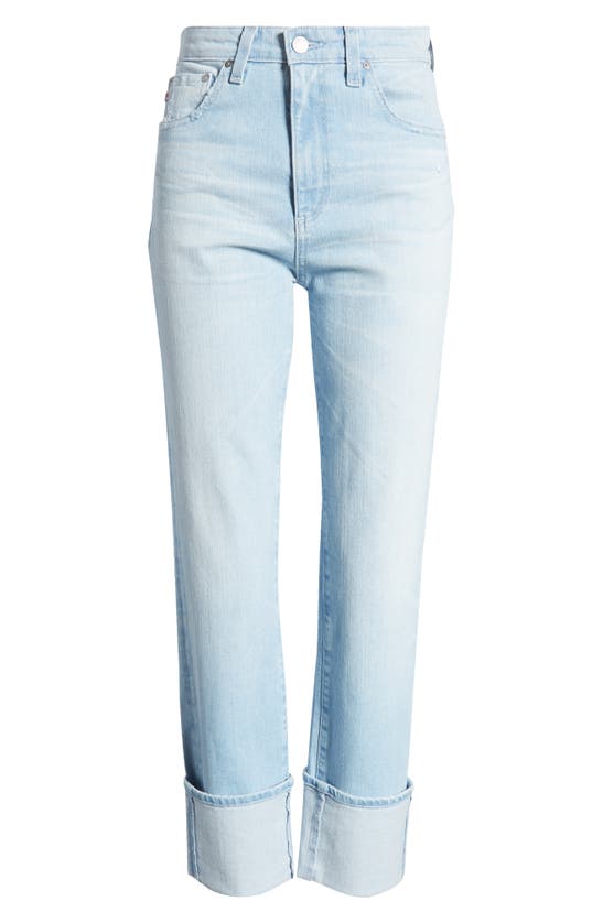Shop Ag Saige Ankle Straight Leg Jeans In 24 Years Sunkissed