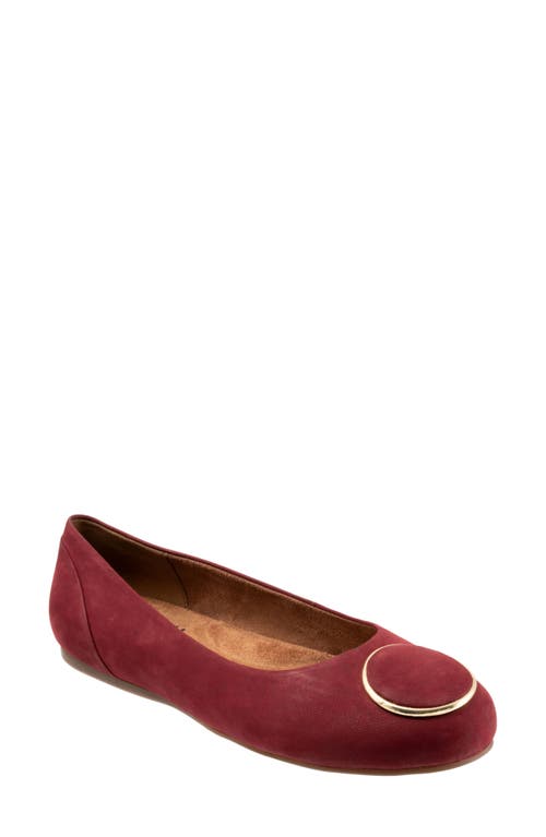 SoftWalk Sonoma Halo Ornament Flat Dark Cherry Nubuck at Nordstrom,