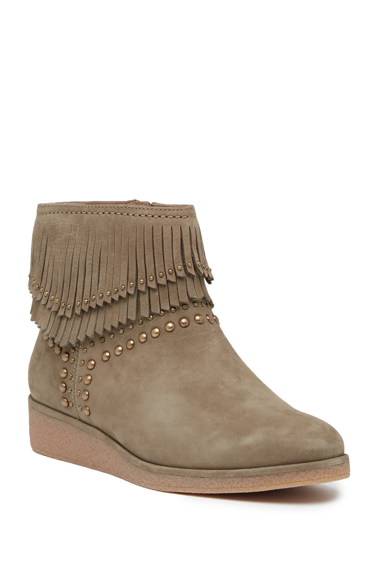UGG | Adriana Wedge Fringe Leather Boot 