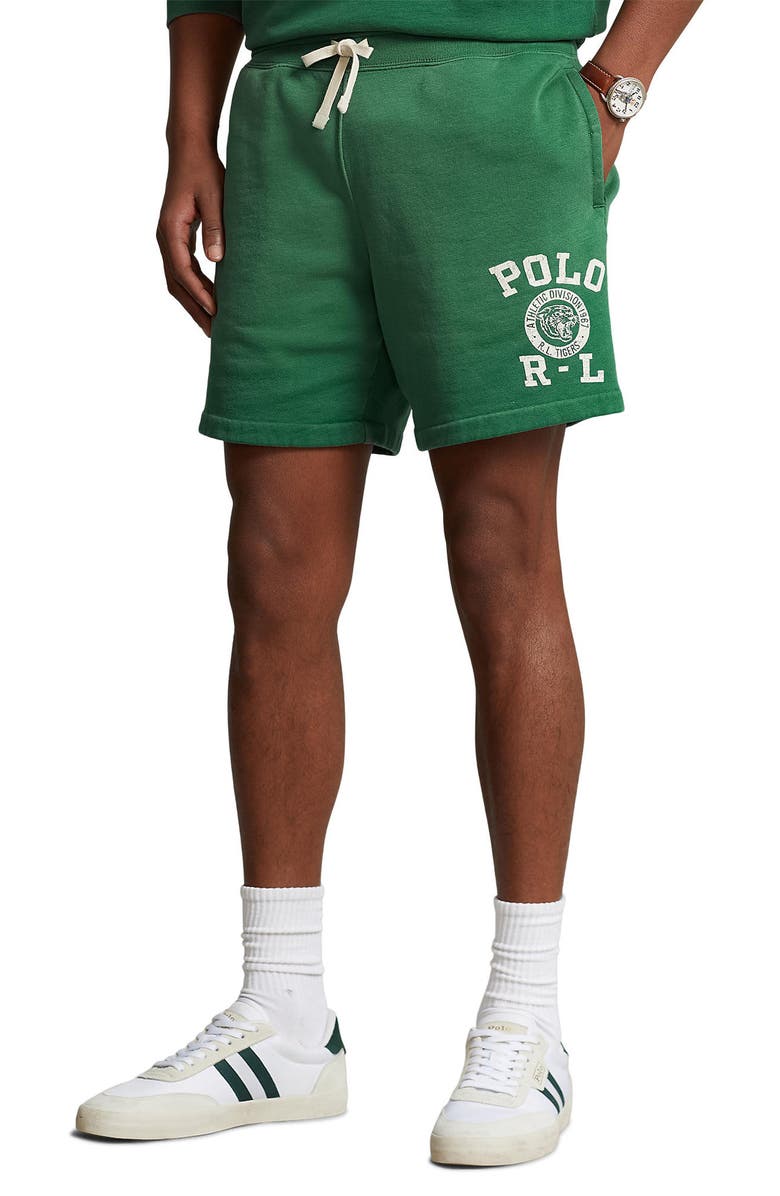 Polo Ralph Lauren Vintage Logo Fleece Athletic Shorts | Nordstrom