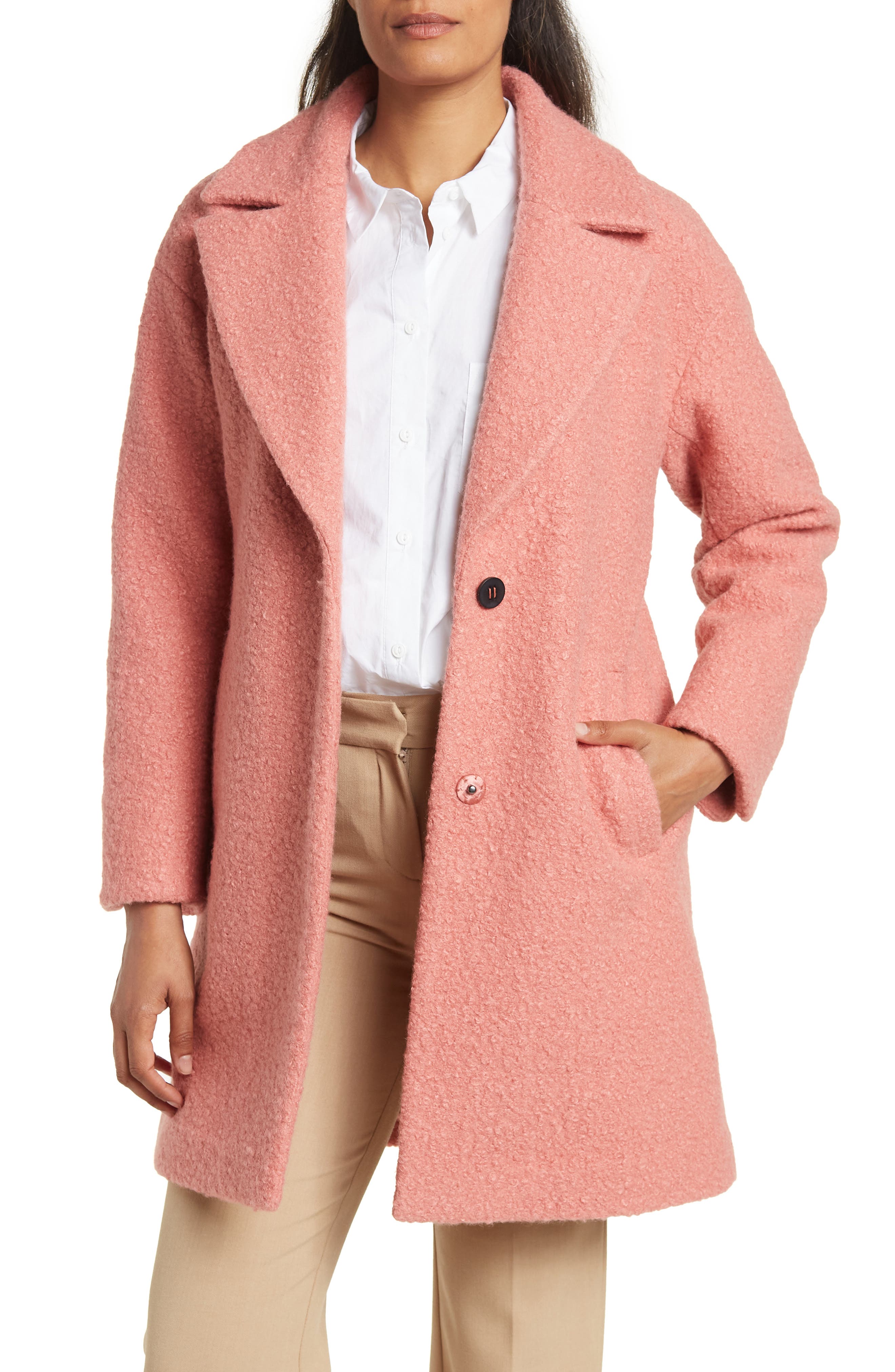 Brown XL discount 67% Paquita Long coat WOMEN FASHION Coats Cloth 