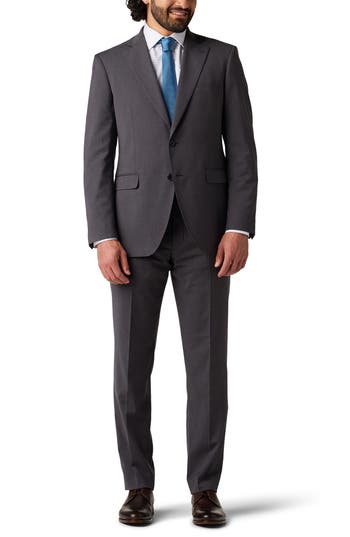 Alton Lane Performance Tailored Fit Suit In Charcoal