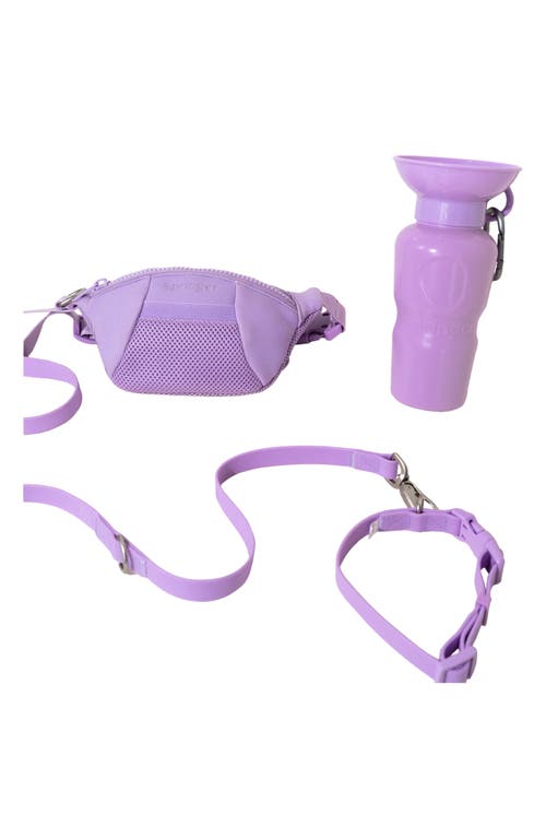 Springer Dog Sling Bag & oz. Water Bottle Set in Lilac at Nordstrom