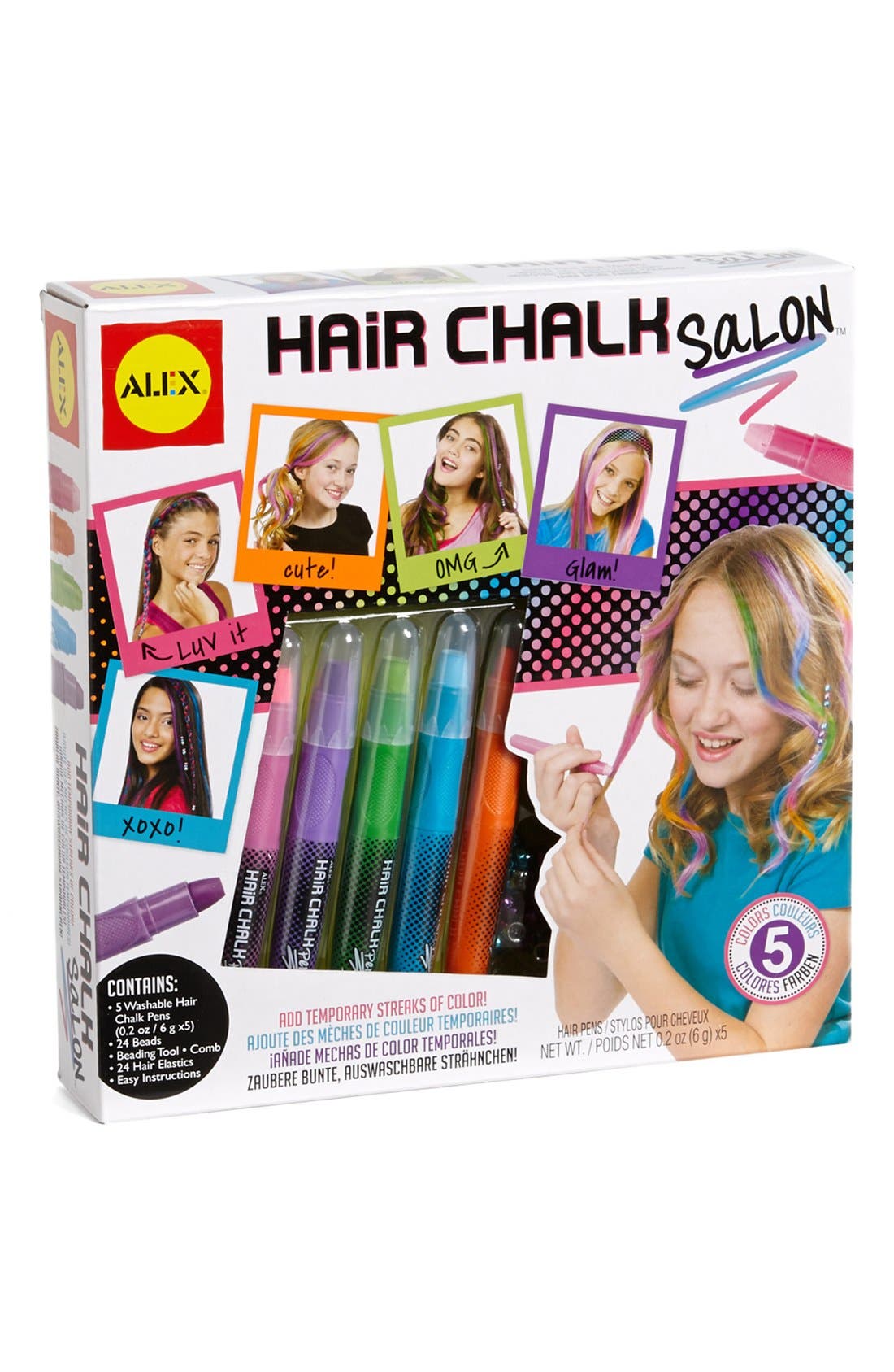 Alex® Toys 'Hair Chalk Salon' Hair Kit (Little Girls & Big Girls) Nordstrom