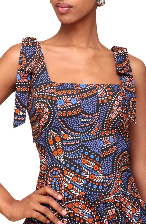 Shop Avec Les Filles Paisley Bow Strap Sundress In Boho Paisley