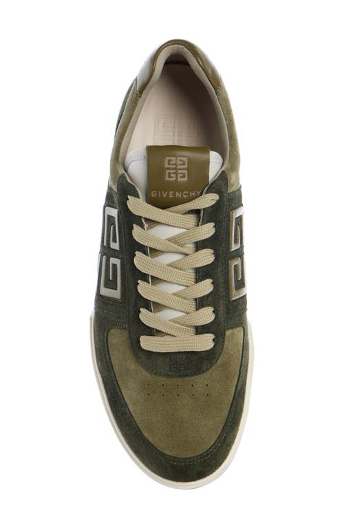 Shop Givenchy G4 Low Top Sneaker In Golden Green