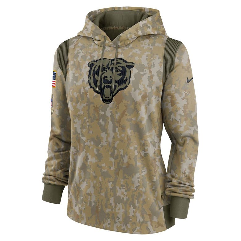 Youth Nike Olive Chicago Bears 2022 Salute To Service Performance Pullover  Hoodie