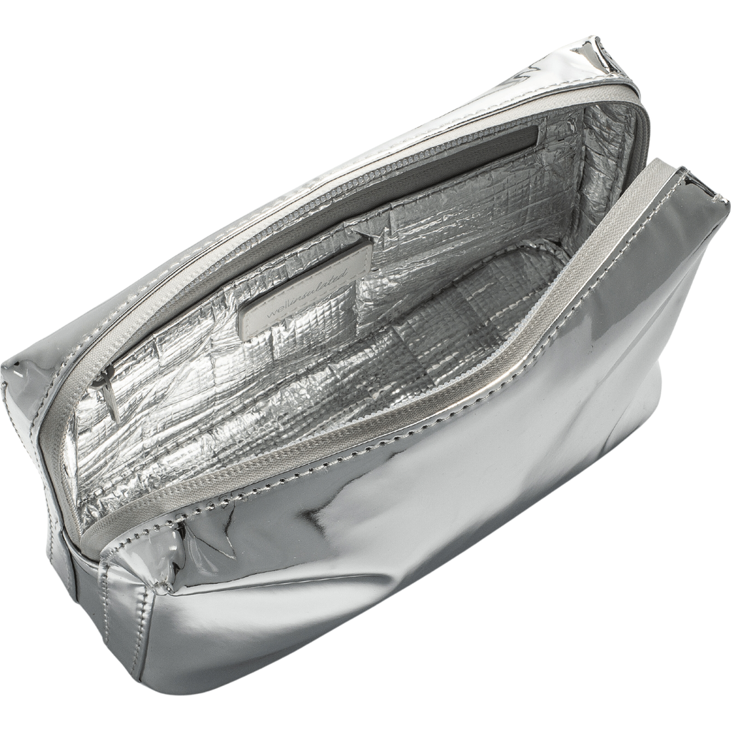 Wellinsulated Performance Beauty Bag In Silver