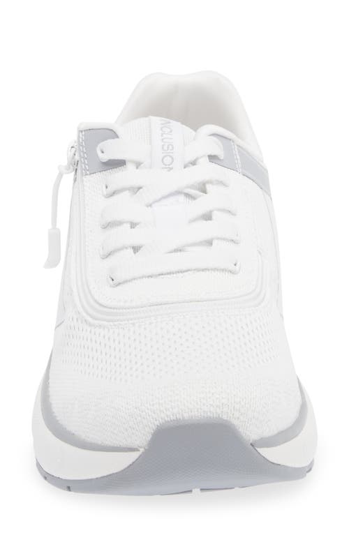 Shop Billy Footwear Inclusion Too Sneaker In Grey/white