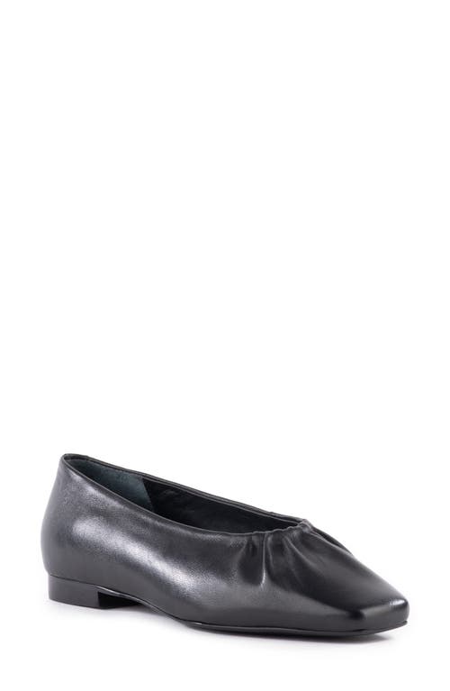 The Little Things Square Toe Ballet Flat in Black