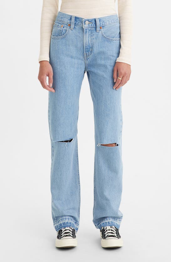 Shop Levi's® Low Pro Straight Leg Jeans In Sweet Stonewash