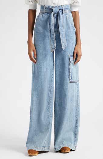 Alice + Olivia Cay Baggy Cargo Jeans