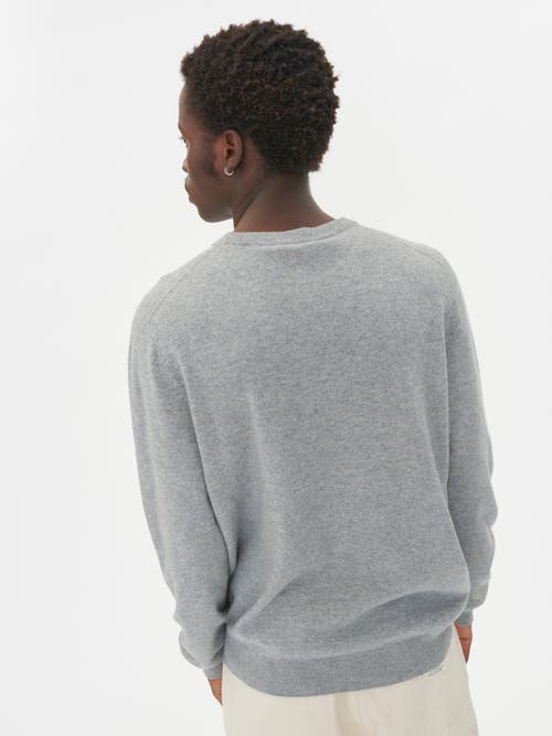 Shop Gobi Cashmere Crew Neck Sweater In Vapor Blue