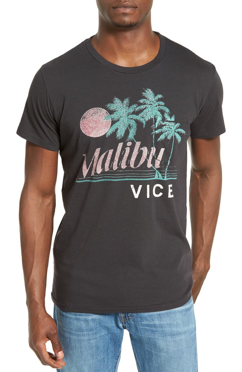 Sol Angeles 'Malibu Vice' Graphic Pocket Crewneck T-Shirt | Nordstrom