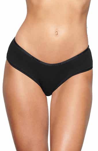 SKIMS Cotton Collection 2.0 cotton-blend jersey thong - Sangria