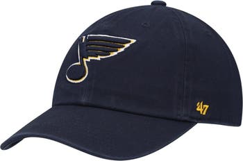 Men's St. Louis Blues '47 Black Team Clean Up Adjustable Hat