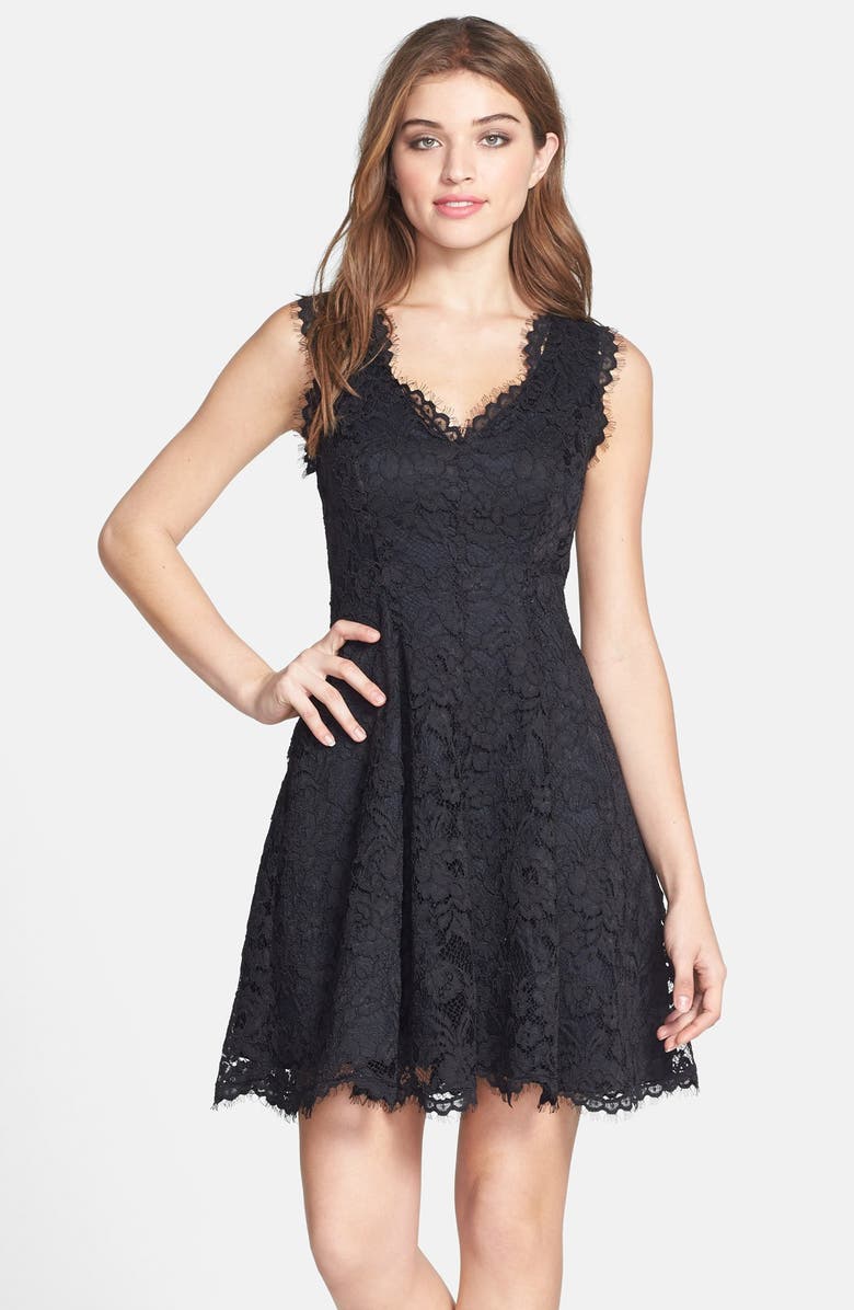 Shoshanna 'Cindy' Lace Fit & Flare Dress | Nordstrom