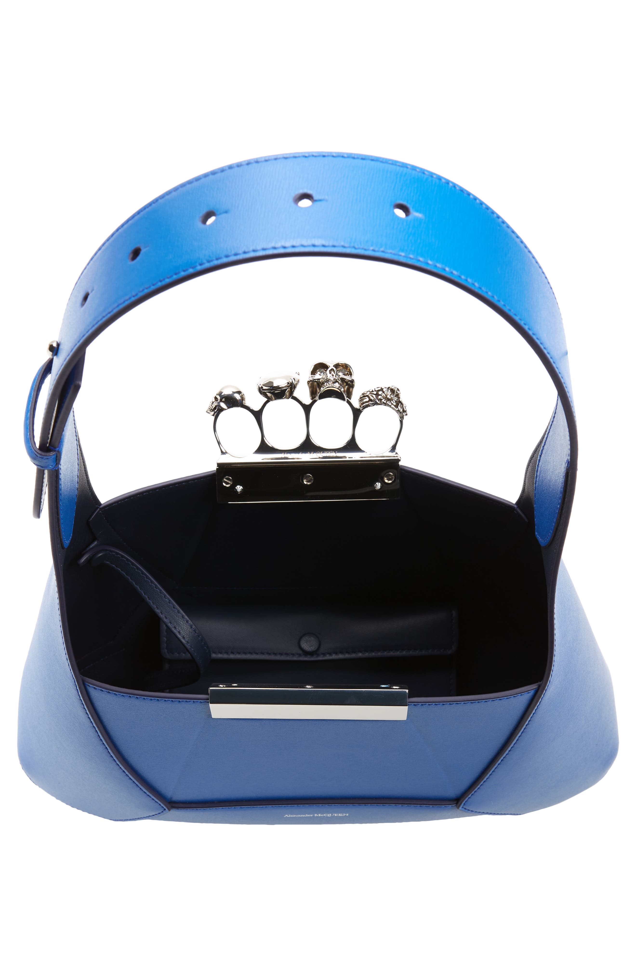 Alexander McQueen Galactic Blue Slash Bag