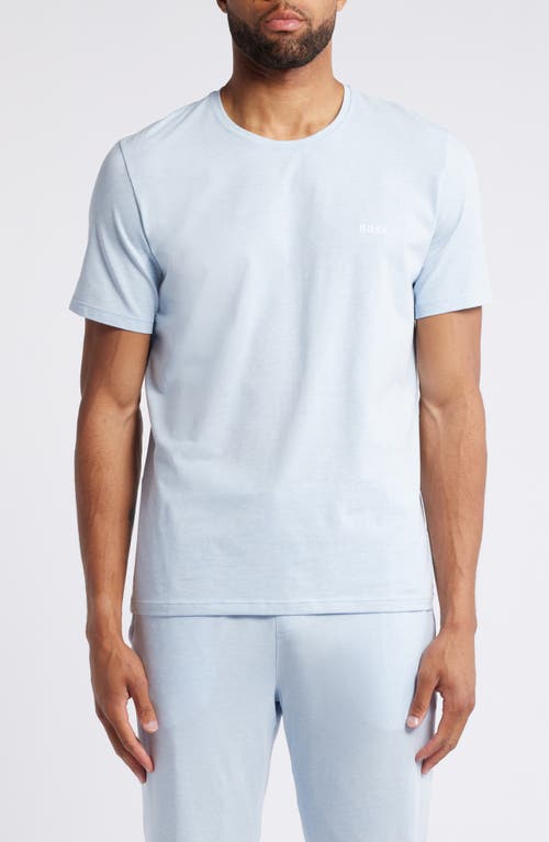 Hugo Boss Boss Mix Match Pajama T-shirt In Light Blue