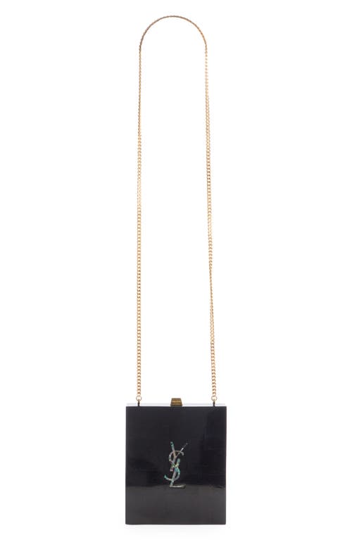 Saint Laurent Tuxedo Box Bag in Nero//Oro at Nordstrom