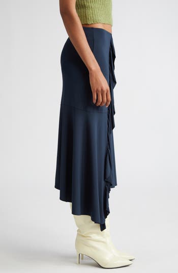 【PalomaWool】22AWPAPIRO Asymmetric skirt