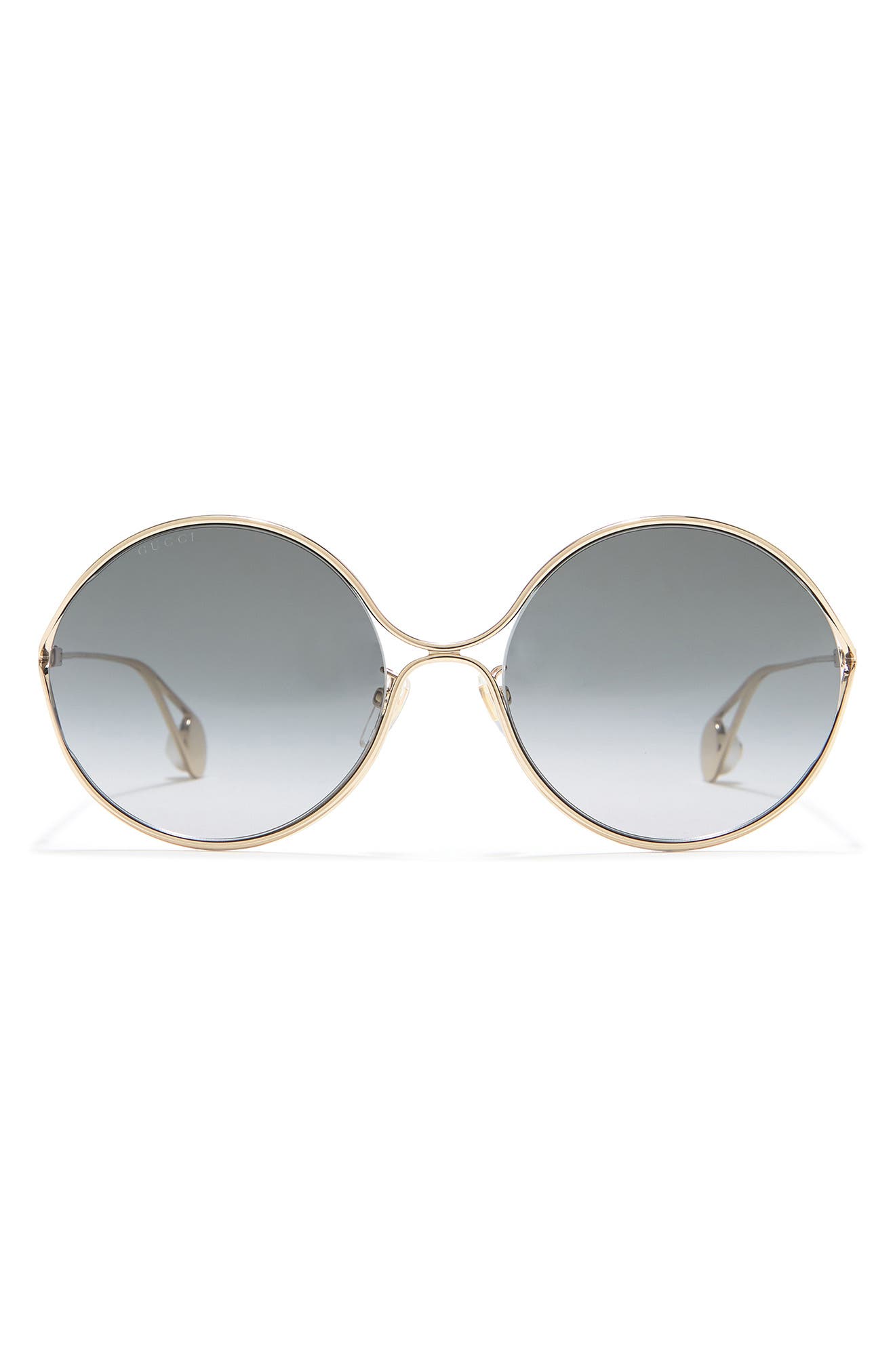 gucci 60mm round sunglasses